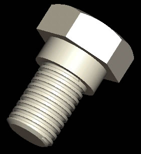 Thread-rolled component, sample part