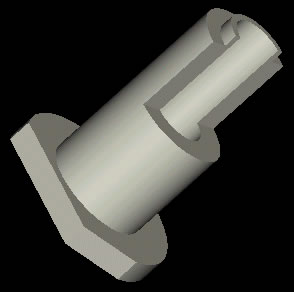 Thread-rolled machine component, sample part